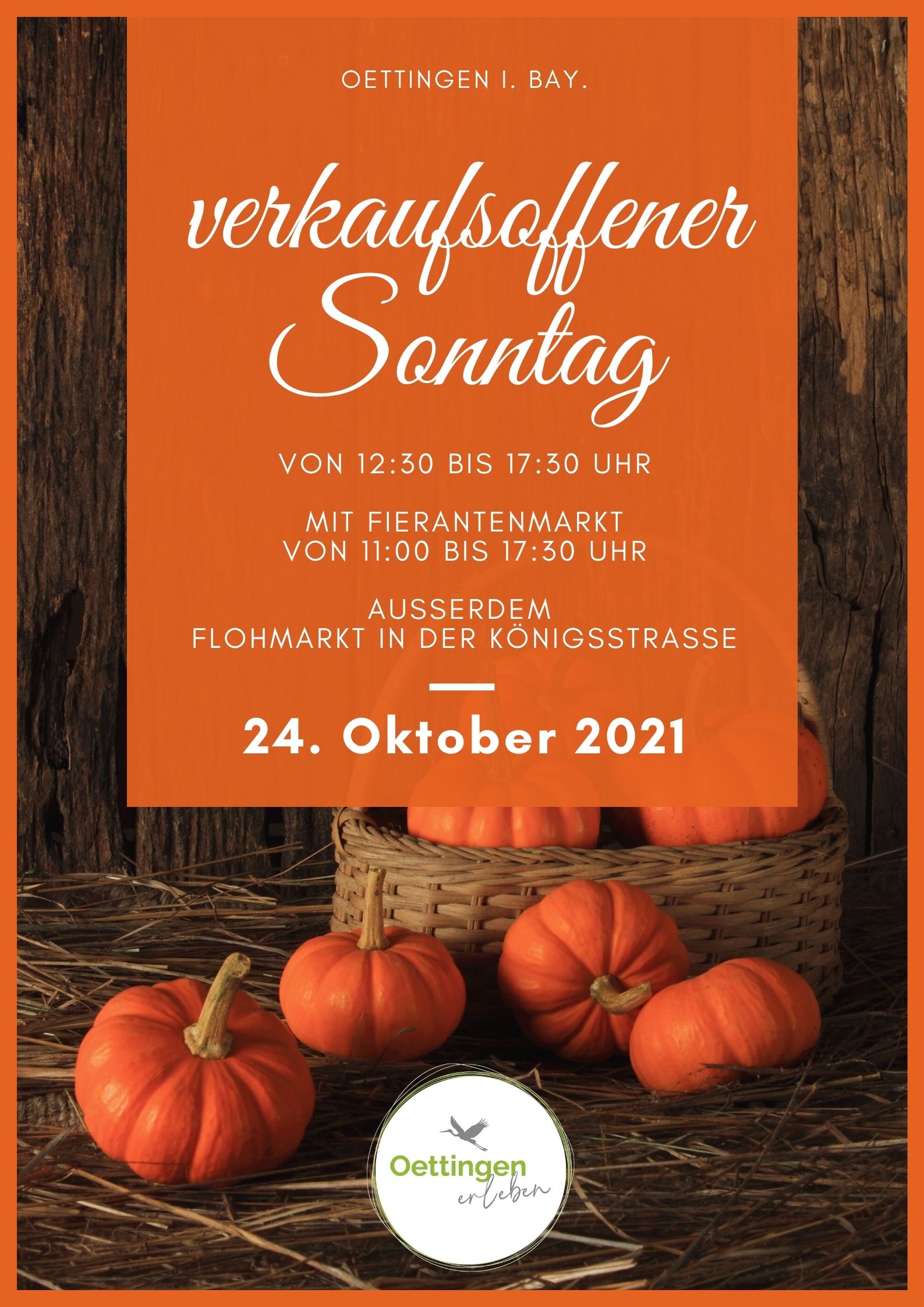 Herbstmarkt am 24. Oktober 2021