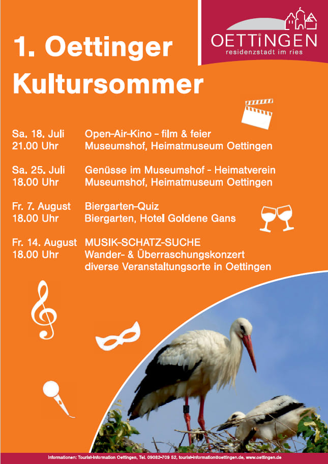 1. Kultursommer 2020 in Oettingen