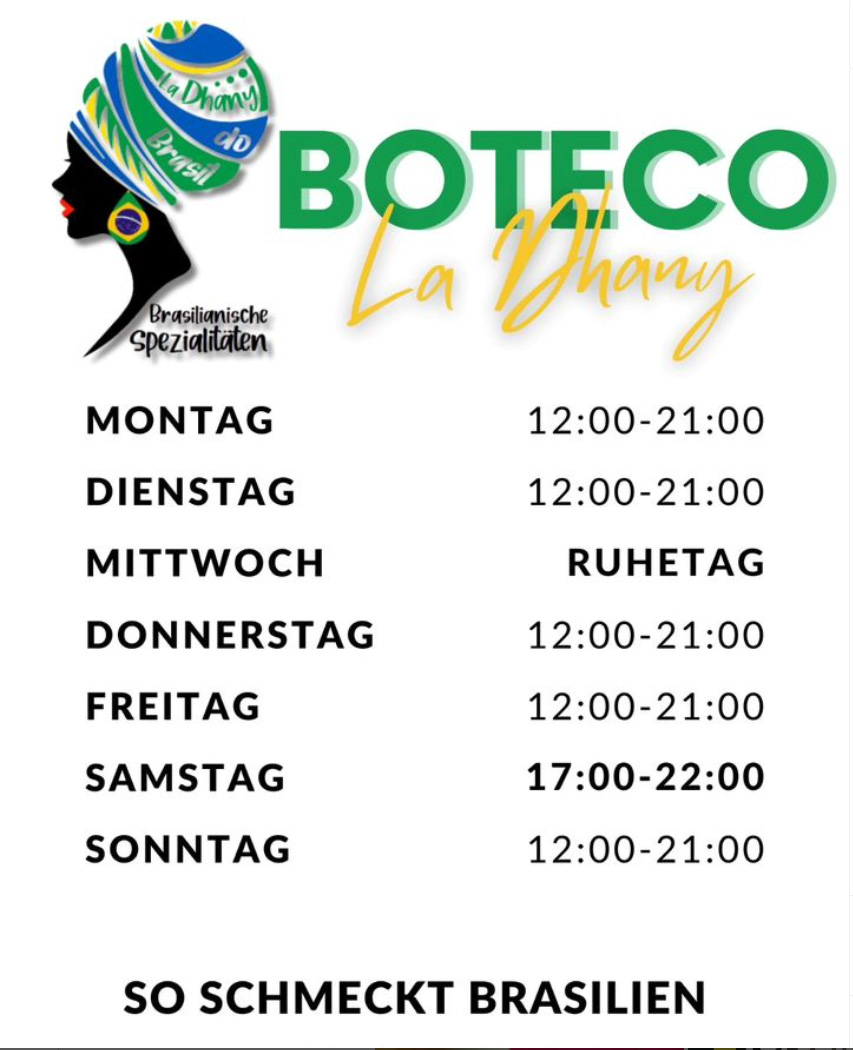 Öffnungszeiten bei Boteco La Dhany