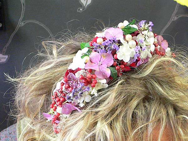 floraler Haarschmuck